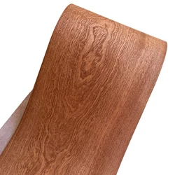 1 rotolo Sapele naturale fai da te impiallacciatura di legno Decoraiton armadio in legno ristrutturazione mobili fatti a mano impiallacciatura pelle pannello in legno 0.25mm di spessore