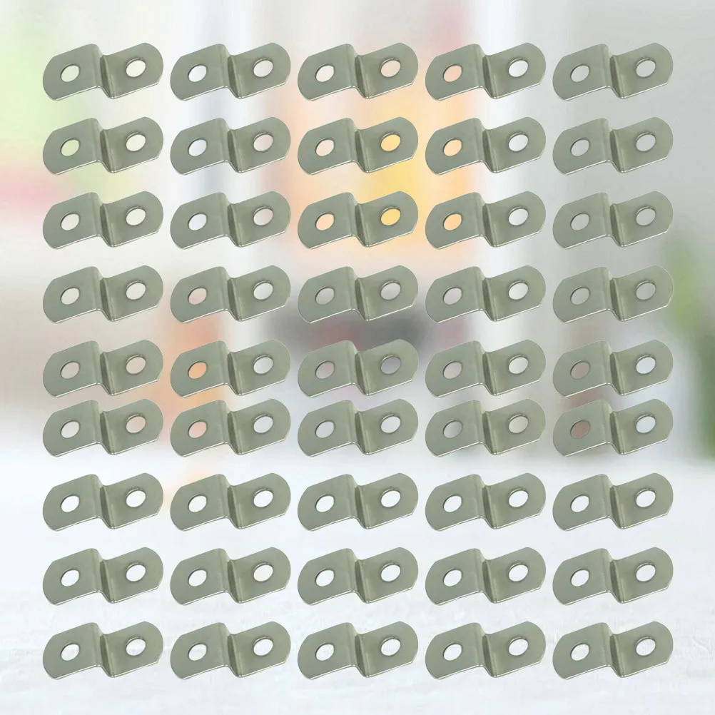 150Pcs Photo Frame Back Plates Angle Bracket Locks Heavy Duty Picture Frame Accessories Small Nails for Exhibition Painting Home