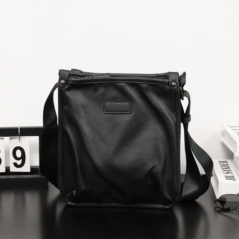 

Модная мужская сумка через плечо, большая вместительная сумка через плечо, мужская роскошная мягкая сумка через плечо из искусственной кожи, деловые сумки на слинге