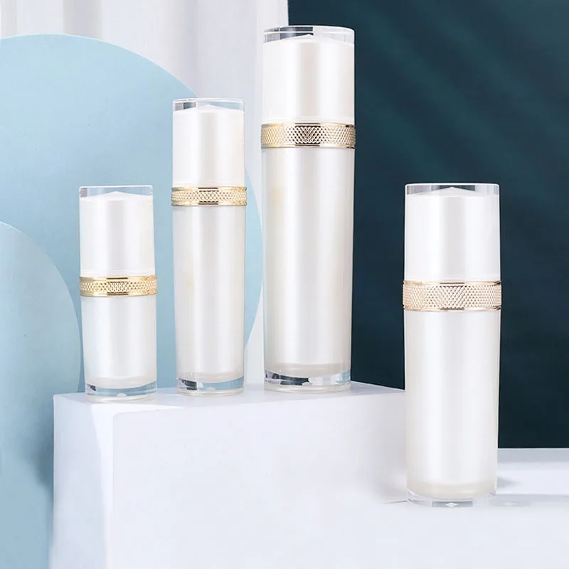 100ml pearl white acrylic/plastic bottle serum/lotion/emulsion/foundation/essence moisture toner gel skin care cosmetic packing