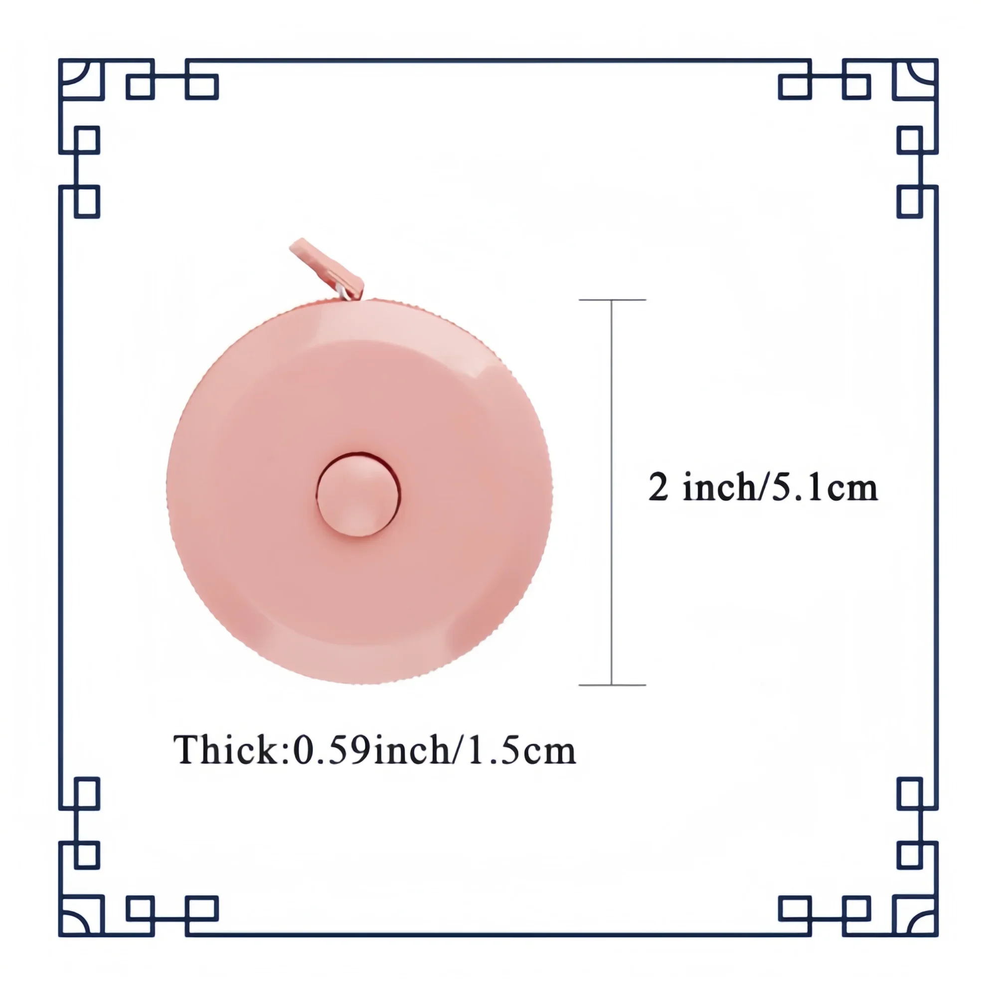 Miarka do ciała 3-pak, 60 cali |   Podwójna waga do odmierzania w szyciu, odchudzaniu, rękodziele i pomiarach fizycznych.