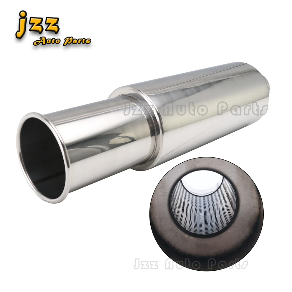 

Exhaust Systems Muffler Middle Pipe Stainless Steel Universal Car Muffler Tail Pipe 63mm to 102mm