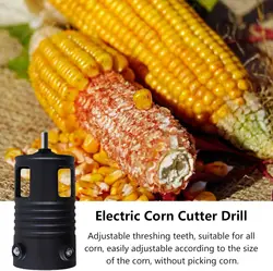 Portable Corn Thresher Accessory Fully Automatic Corn Peeling Machine Head Small Electric Grain Planer Separator