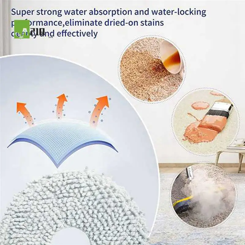 

A21Q -Mop Rag For Dream Bot L10S Pro L10S Ultra L20 Ultra X20 Pro X30 X30 Pro L30 Ultra S10 / S10 Pro Robot Vacuum Parts