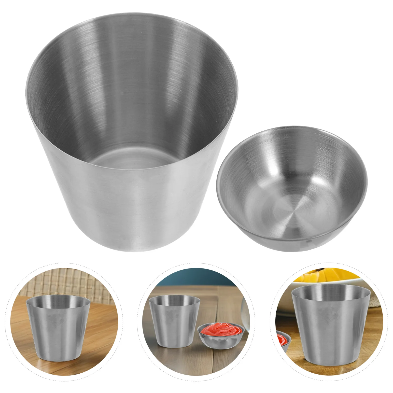 Комплект из 1 шт. Стеклянные соусницы для закусок и салатов