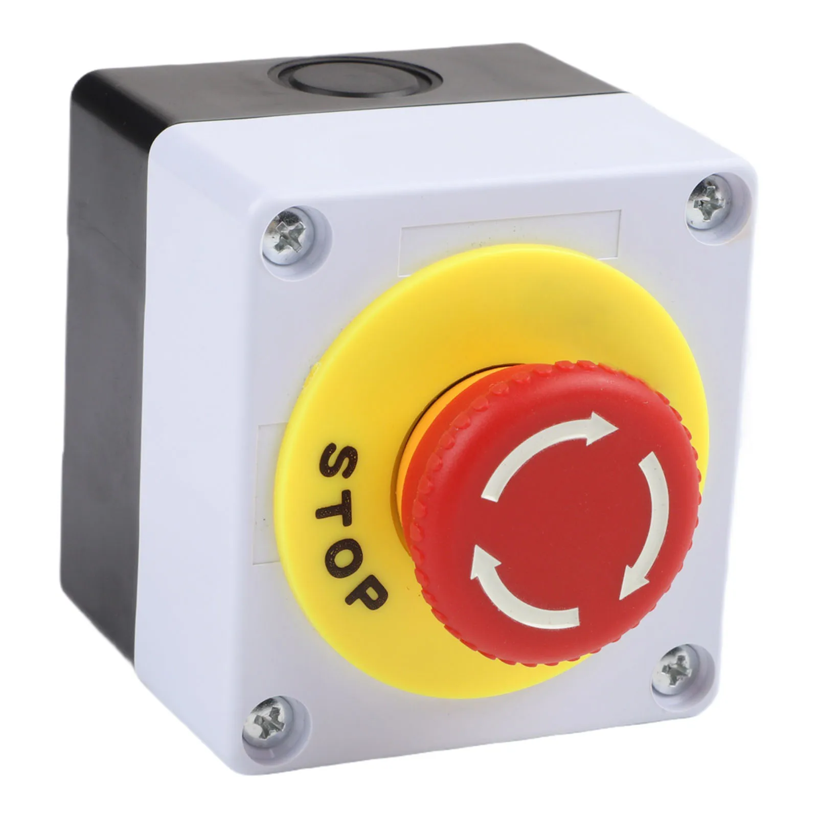 

EStop Push Button Switch Station Red Mushroom Stop Switch 22mm AC220V 10A with IP65 Rating for Airports and Hotels