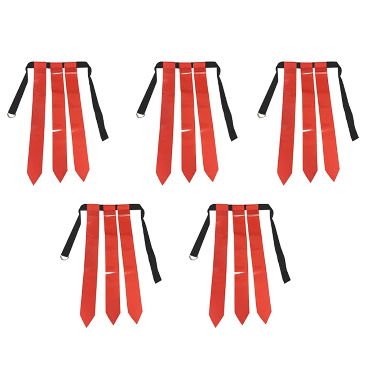 

Red Flag Football Belt Youth Touchdown Game Capture the Flag Streamer Waist Flag