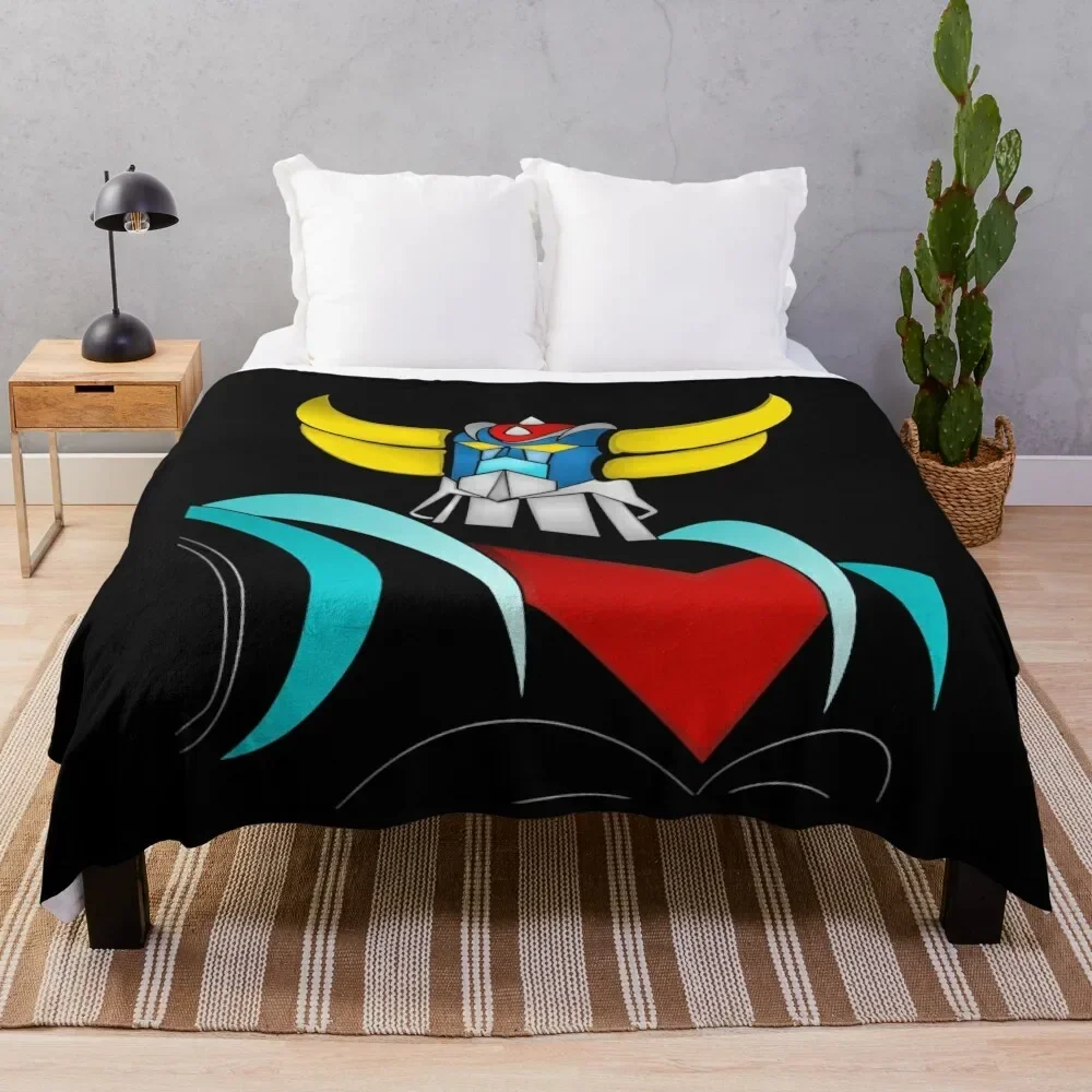 Grendizer, Goldorak Throw Blanket bed plaid Quilt Blankets