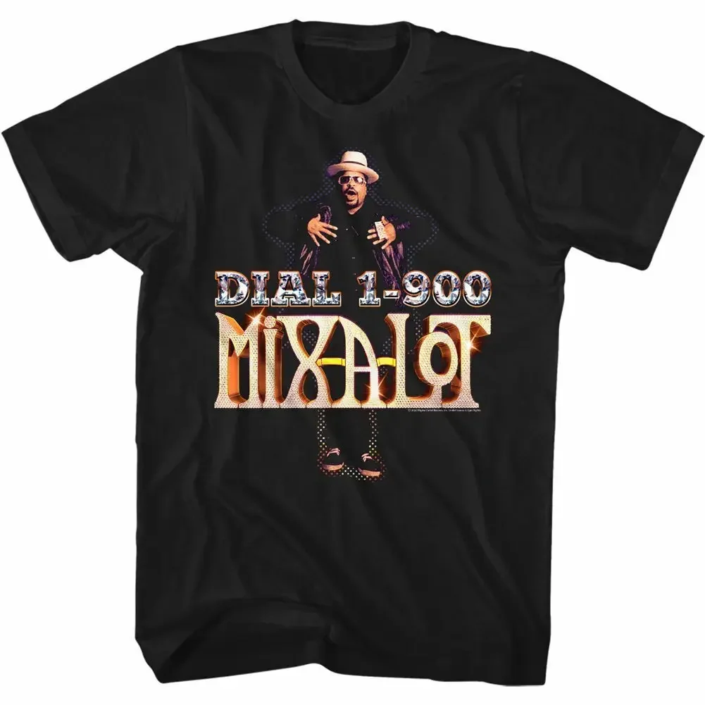 Sir Mix A Lot Bling 1 900 Mixalot Black Adult T Shirt