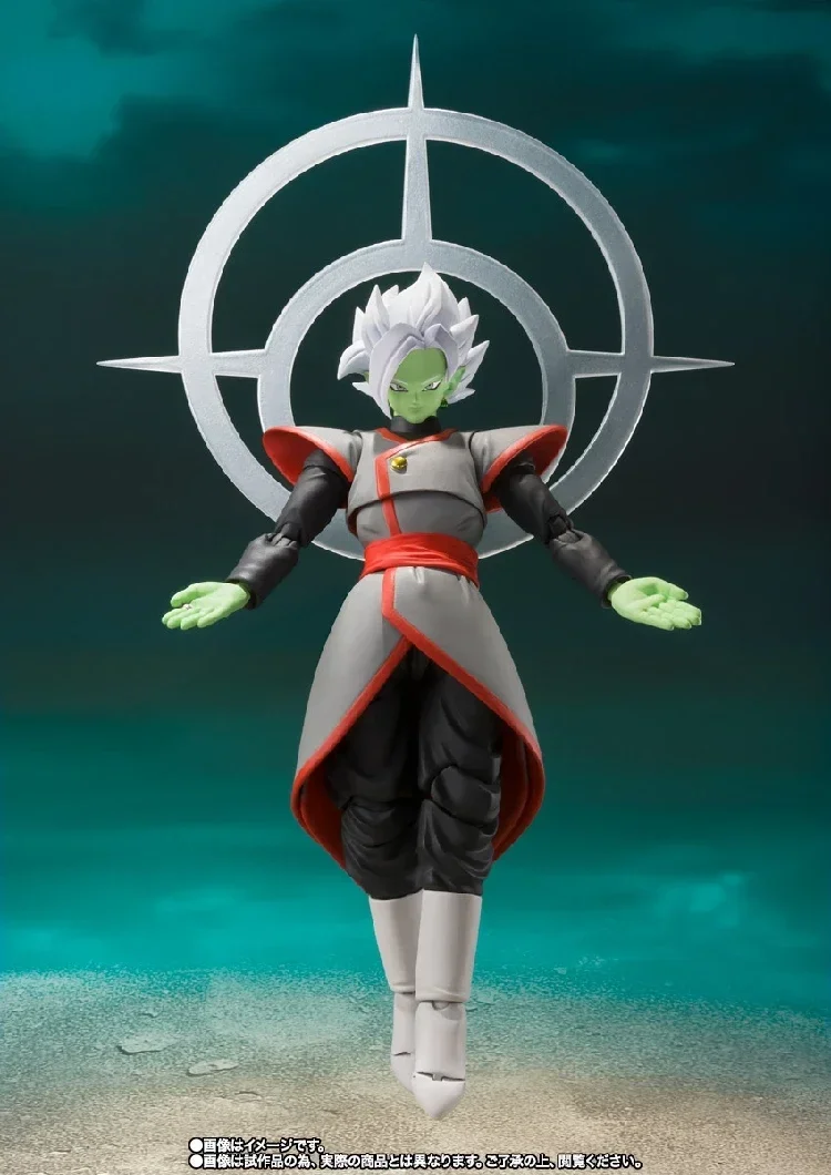 Bandai-Figurines d'action Dragon Ball Sh Figuarts, Shf Potara Zamasu, Anime Model Toys, Cadeaux en PVC, 100% Original, En stock