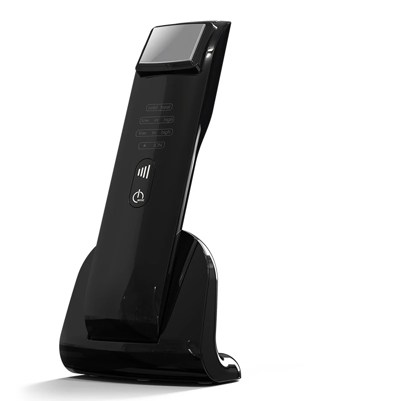 Dispositivo De Beleza De Vibração Acústica, Regulação De Energia De Três Engrenagens Recarregável, Instrumento De Beleza Quente E Fria