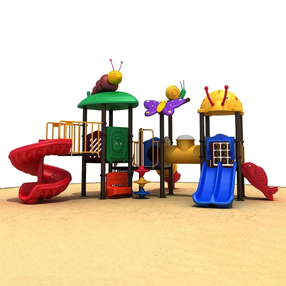 High Quality Attractive Small Kids Outdoor Slides Playground Equipment