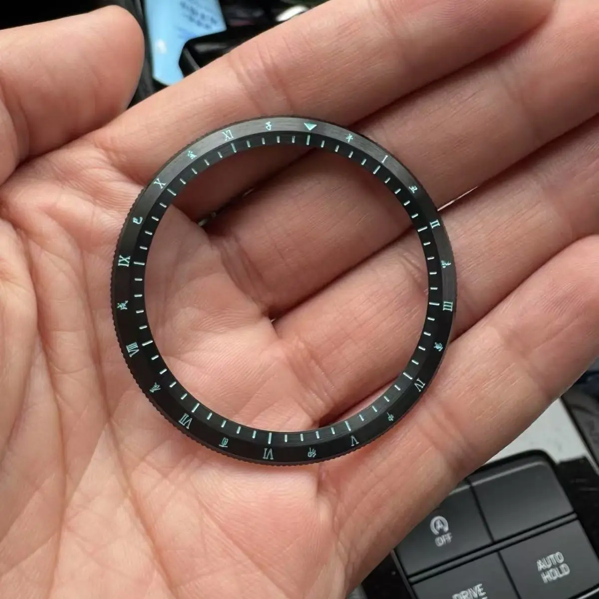 Moldura mecânica em aço inoxidável para relógio Xiaomi S3-s4 Universal + escala romana