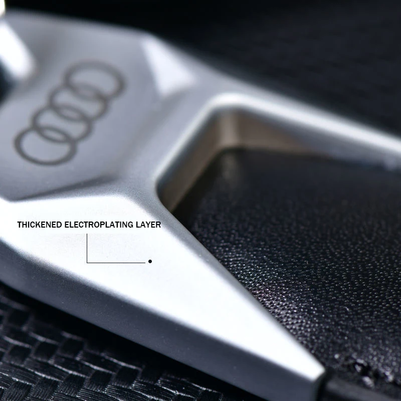 Audi 'S 3d Metalen Auto-Onderdelen Sleutelhanger Sleutelhanger Is Geschikt Voor Audi A3 A4 A5 A6 A7 B5 B6 C5 C6 8P 8V 8l Q2 Q3 Q5 Q8