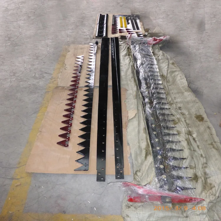 2025Cuchillo para cortacésped de barra de hoja agrícola de alta calidad para cosechadora combinada, repuestos y piezas de máquina cosechadora con barra cortadora