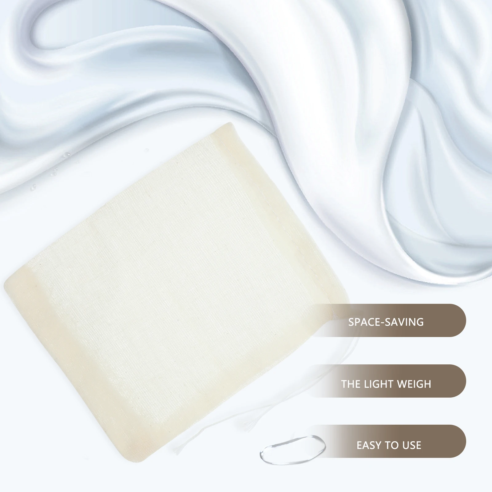 

50pcs Cotton Drawstring 8x10cm White Reusable Storage for Jewelry Gifts Wedding Party Favor Bags Coin Pouches Muslin Bags