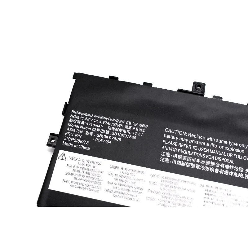 01AV494 01AV429 TP00086B/A 11.58V 54Wh Battery for Lenovo X1 Carbon 5th with Tools