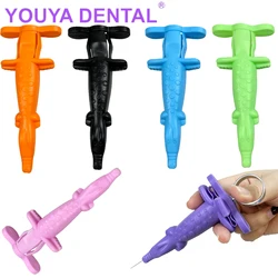 2Pcs Cute Dentist Needle Rubber Protect Case Dental Syringe Sleeves Surgical Injector Tool Cover Case Dentistry Gifts