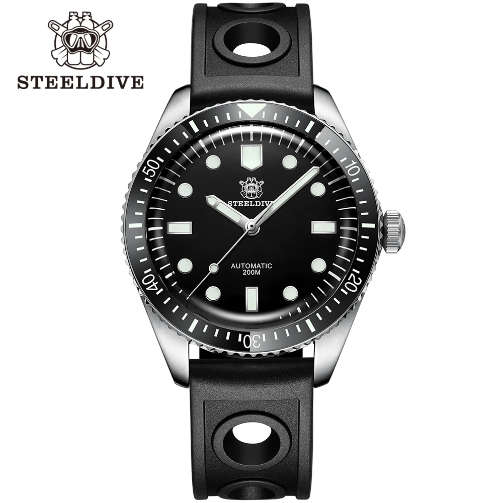 

STEELDIVE Official SD1965 Fully Automatic Mechanical Wristwatch NH35 Movement Swiss Luminous 200M Waterproof Luxury Diving Watch