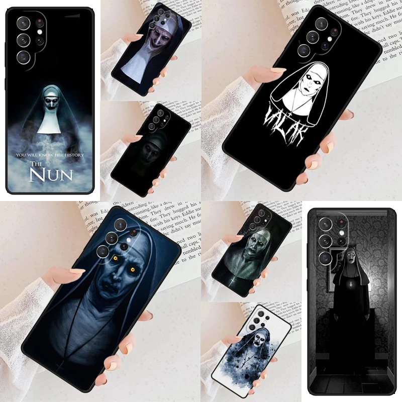 The Nun Valak Horror Cell Phone Case for Samsung Galaxy S26 Ultra S25 S24 S23 S22 S21 S20 Note10 Cover