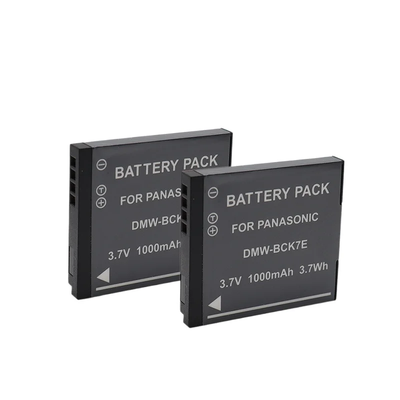 DMW-BCK7E Baterai Kamera atau Pengisi Daya USB untuk Panasonic Lumix DMC-FS14 FS16 FS18 FS22 FS28 FS35 FS37 FS40 DMC-S3 NCA-YN101F