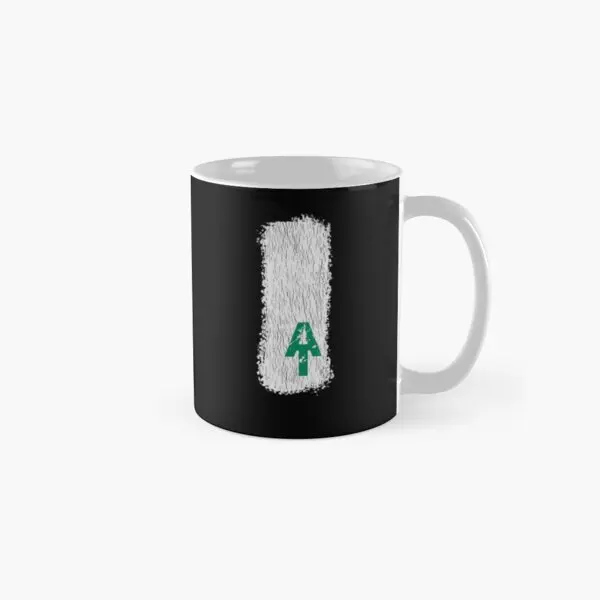 Appalachian Trail White Blaze Trail Mark  Mug Drinkware Simple Picture Photo Tea Design Cup Gifts Coffee Printed Handle Round