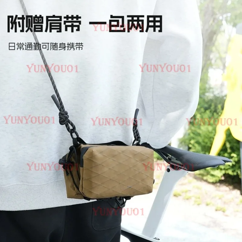 Bicycle Front Beam Bag Tube Bag Mountain Bike Saddle Bag Portable Backpack Riding Equipment