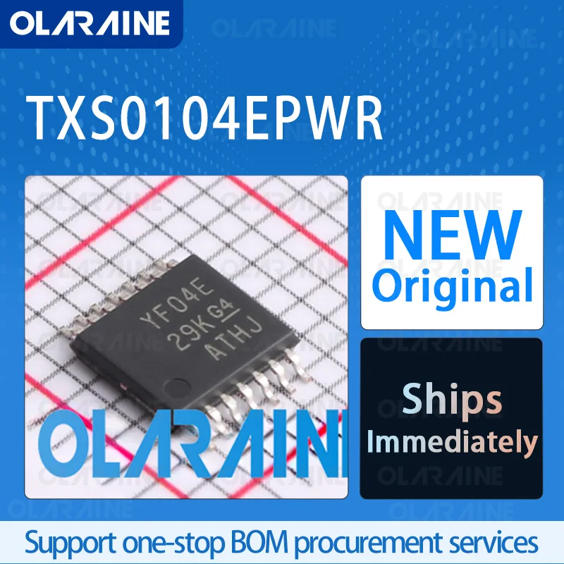 

5/10/100Pcs TXS0104EPWR TSSOP-14 original ic chip Conversion - Voltage level RoHS Data rate 50 Mb/s Voltage - 5.5 V