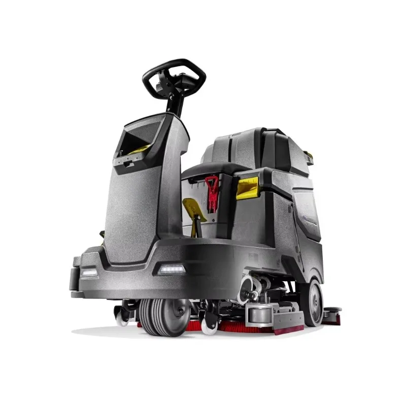 Commercial Electric Road Sweeper Machine Ride on Industrial Floor Sweeping Equipment Heavy Duty Sanitation Sweeper