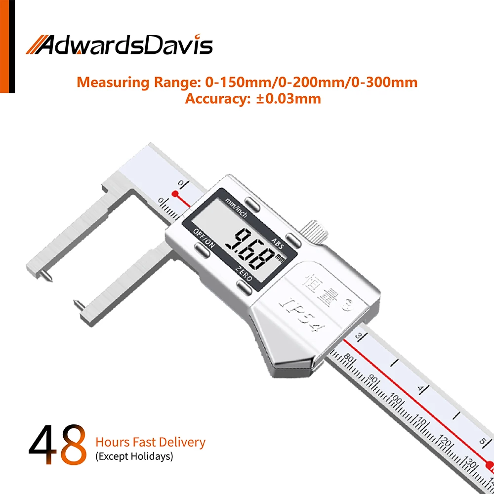 

Metric Imperial High Pointed Outer Groove Digital Caliper 0-150mm 0-200mm 0-300mm 4CR13 Stainless Steel Measuring Tools