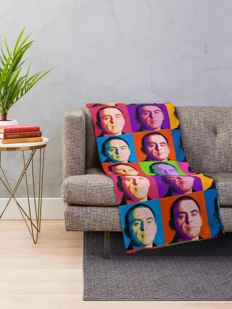 Snooker - Ronnie O'Sullivan by Andy Warhol - Pop Art Throw Blanket Giant Sofa blankets and throws Luxury Thicken Blankets