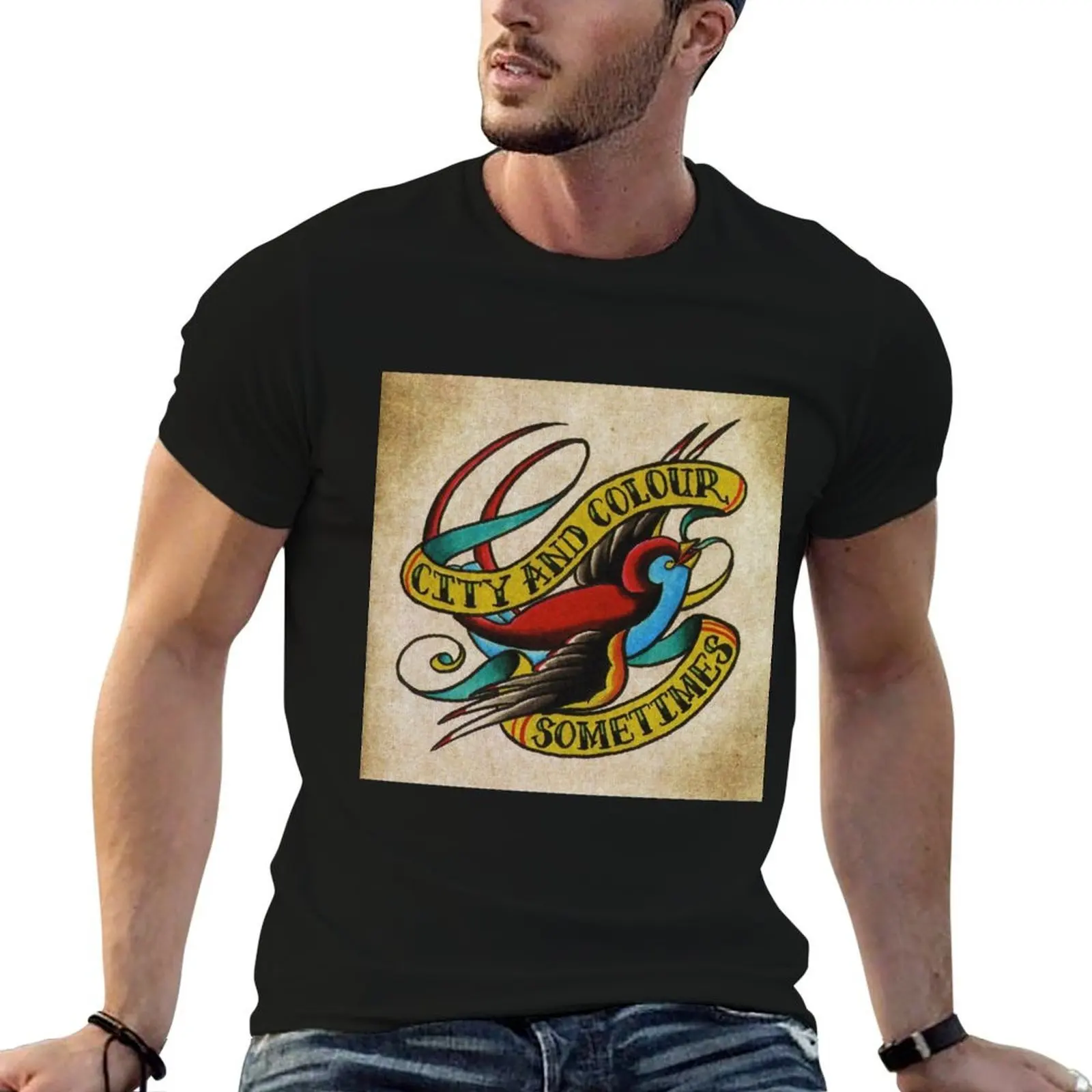 City and Colour sometimes T-Shirt essential t shirt street wear clothing for men
