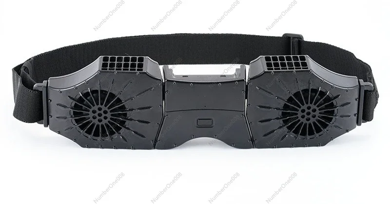 Waist Mounted Portable Fan Outdoor Sports Belt Clip Fan for Hiking Cycling Fishing Travel