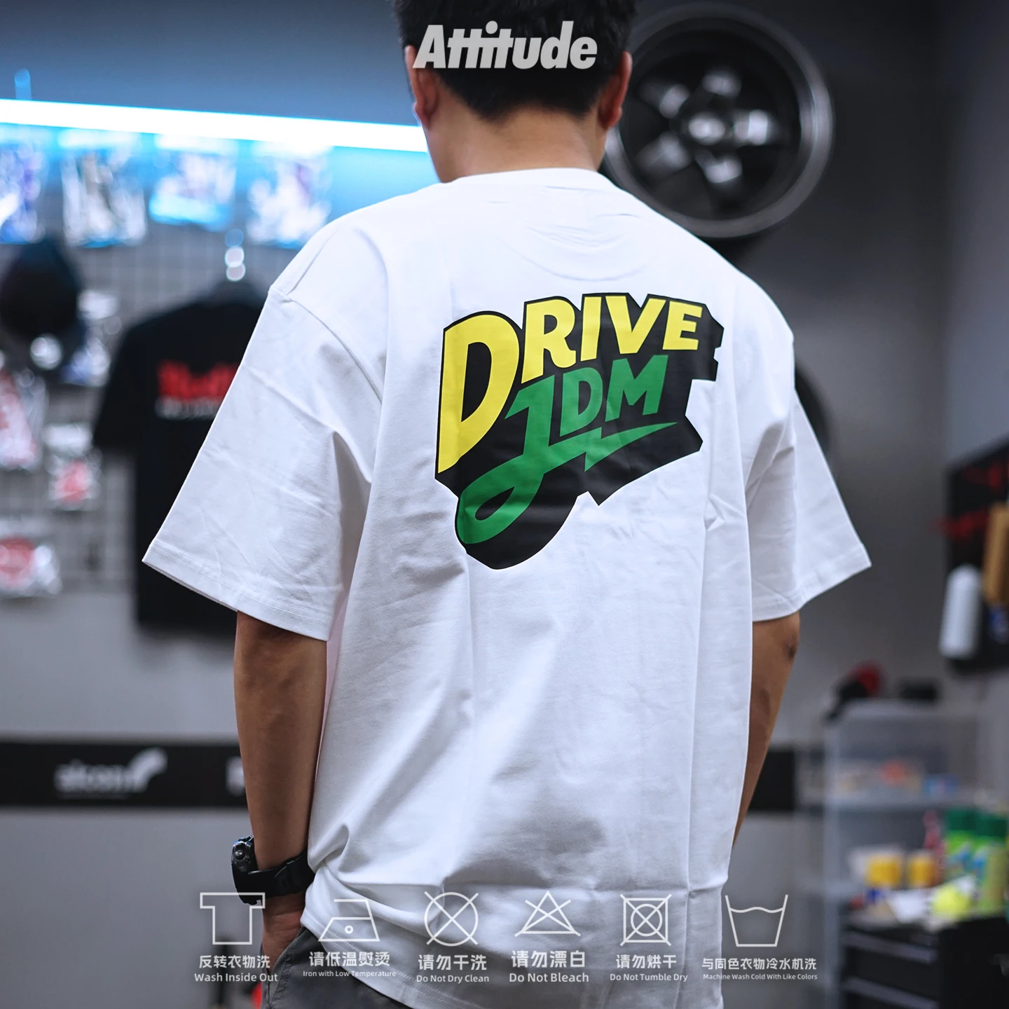 

Japanese JDM Modified Car Culture Beginners Heavy Cotton Short-sleeved T-shirt