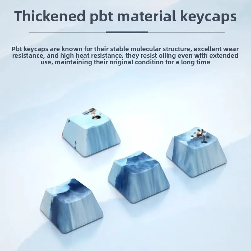 10 PBT メカニカルキーボードキーキャップ崇高なパーソナライズされたクリエイティブキーキャップ滑り止め耐摩耗性 DIY ゲーミングキーボードアクセサリー