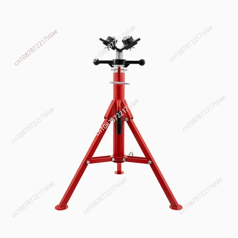 

Steel Tripod Pipe Chain Vise 1/8-5in Capacity Foldable Legs Tri-Stand Bench Vice for Fixing Supporting Bending Metal Pipes