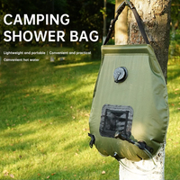 Solar shower bag outdoor camping portable shower water storage bag 20L