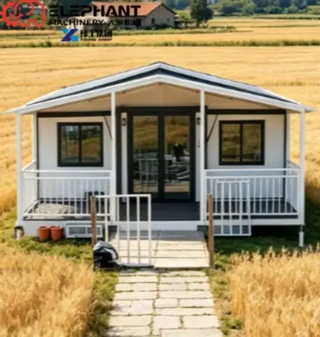 Prefabricated 20ft Steel Folding Expandable Container House Modular Custom 2-3 Bedroom Living Space Resort Dormitory tiny house
