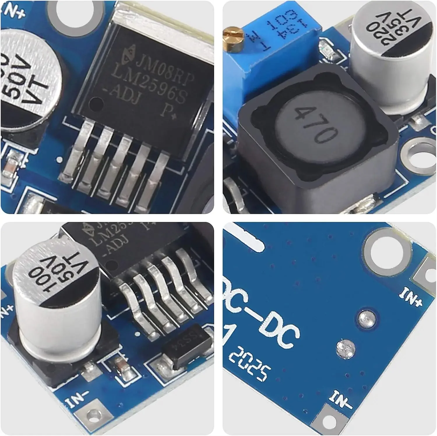 LM2596 Step Down Module DC to DC Adjustable Buck Converter Voltage Regulator Conversion Power Supply Module LM2596