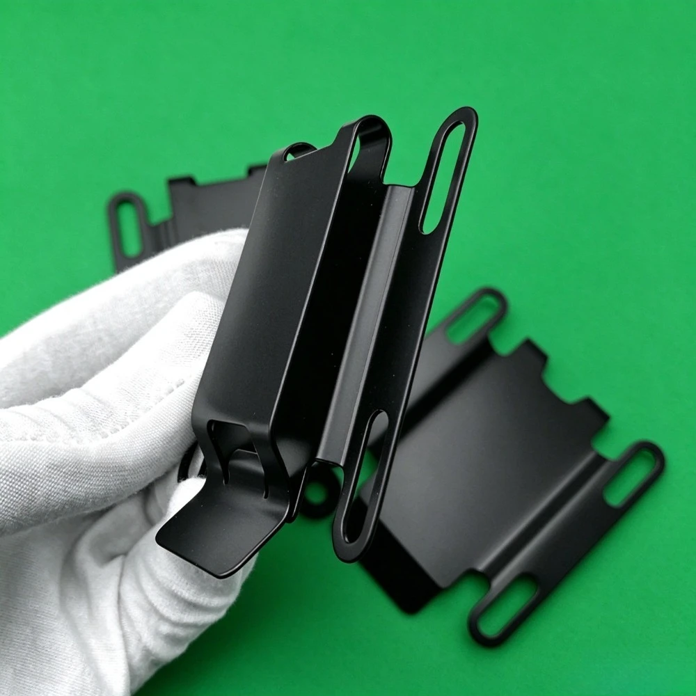 Metal Knife Holster Belt Clip Assembly with Mount Screws & Gaskets Universal Fit for K‑Sheath Outdoor Knife Sheath Carry Parts