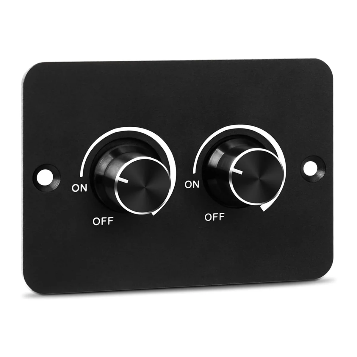 DC 12V RV LED Dimmer Switch, 2 Gang PWM RV LED Dimmer, for Travel Trailers, Marine, Van, Trucks