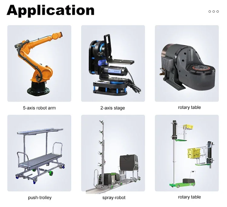 Electronic products machinery robot server joint motor harmonic reducer gearbox flang type - view 6