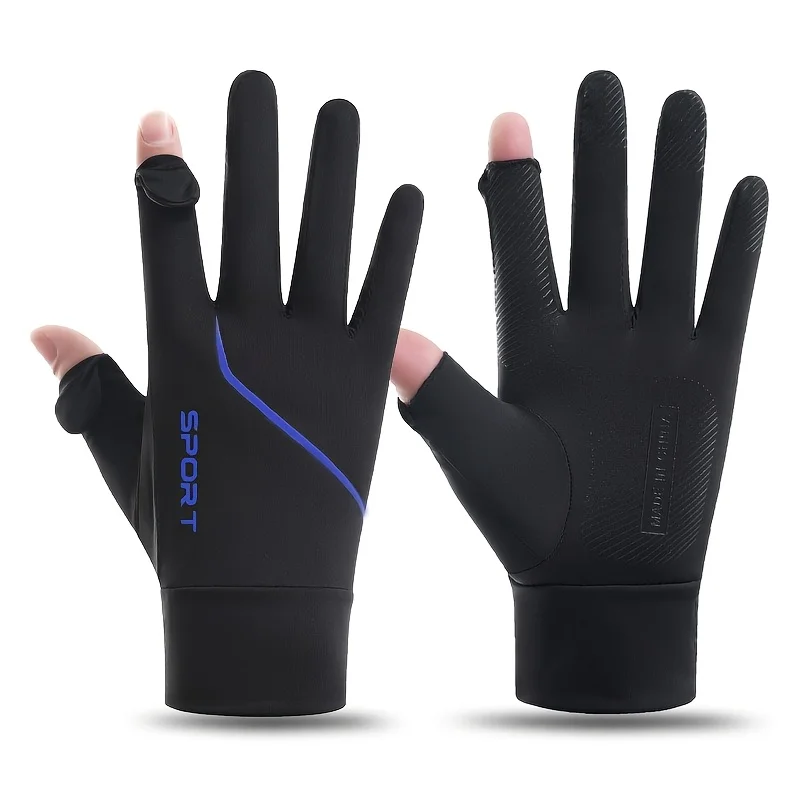 AliExpress NONE Men's and Women's Touch Screen Anti Slip Gloves Breathable Summer Outdoor Sports Breathable Driving Cycling Sunscreen Gloves