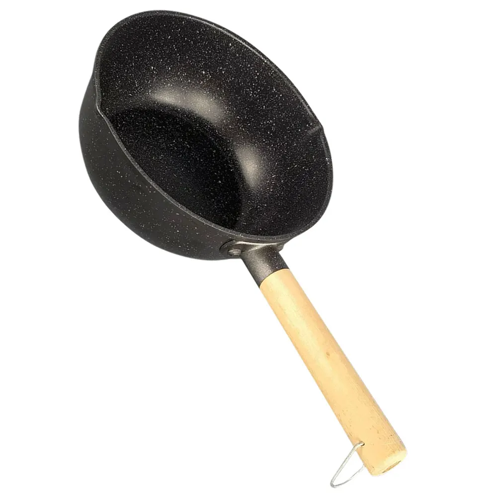 

Marmite Stone Small Milk Pot Iron Nonstick Sauce Pan for Stewing Noodles Soup Frying Cooking Multi-Function Kitchen Cookware