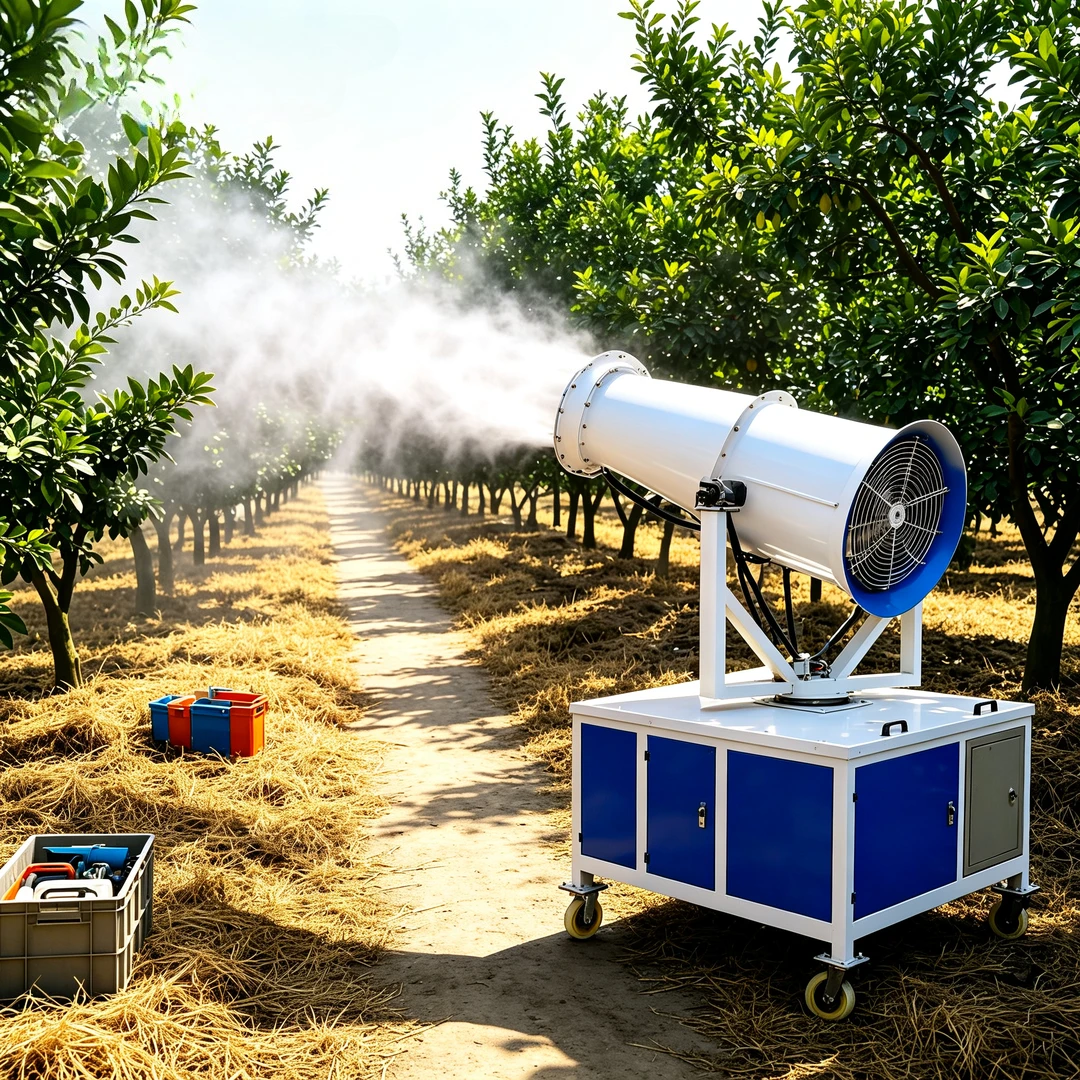 Dust Suppression Fog Cannon for Farm Use Automatic Motor Water Spray Equipment Portable Mining Dust Control Fog Cannon Machine