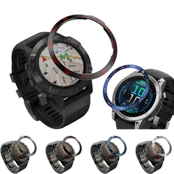 Stainless Steel Ring Cover For Garmin Fenix8 47mm 7 7X 6 6X 5 5XPlus epix Gen 2 Pro Smart Watch Metal Bezel Ring Sculptured Time