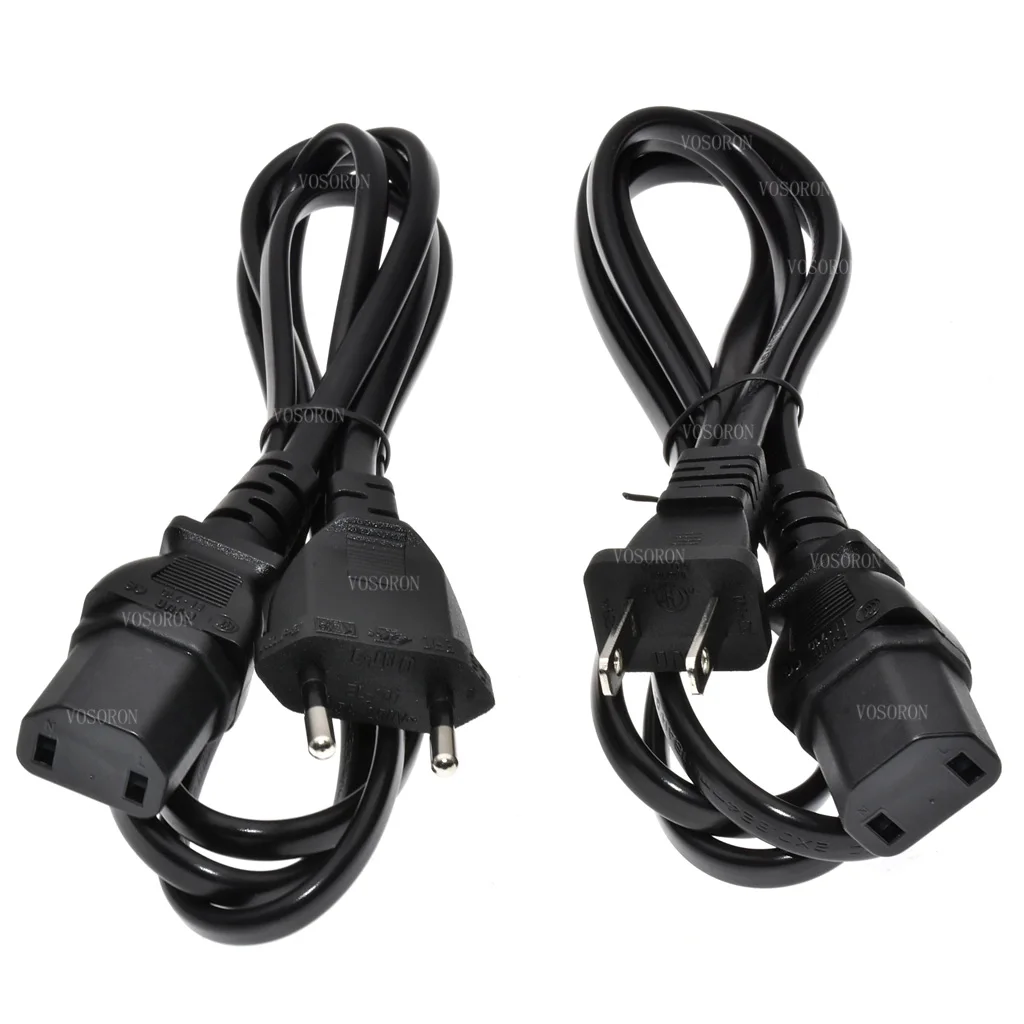 Spina maschio universale a 2 poli a IEC320 C17 Adattatore femmina Cavo di alimentazione CA per PS4 Pro Cavo di ricarica alimentatore standard UE/USA