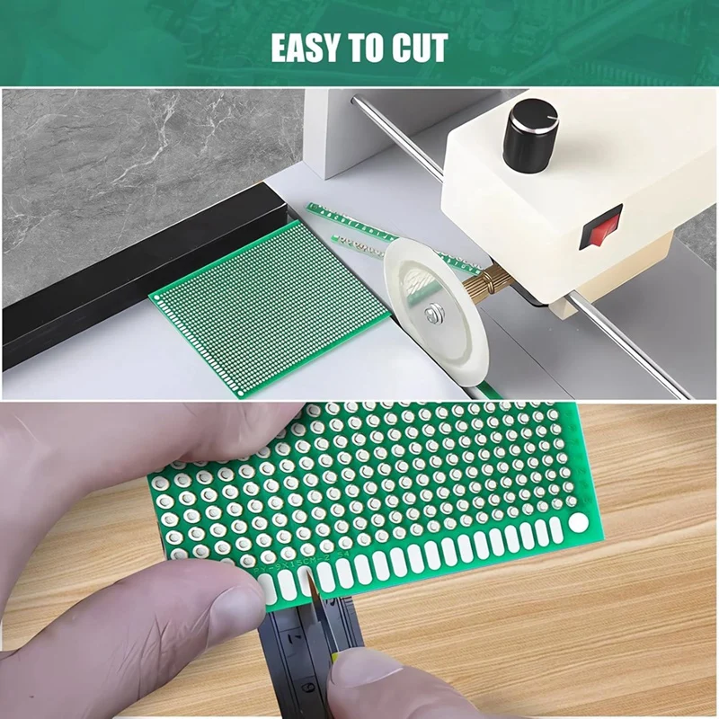 New 147-Piece PCB Circuit Board Prototype Kit - Double-Sided Perf Boards In 6 Sizes