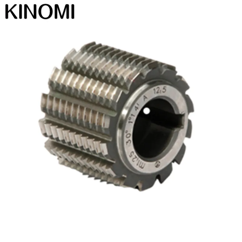 

Involute Spline Gear Hob Hobbing Cutter Pressure Angle 30 ° W6542 High Speed Steel M2A Grade M0.5 M1