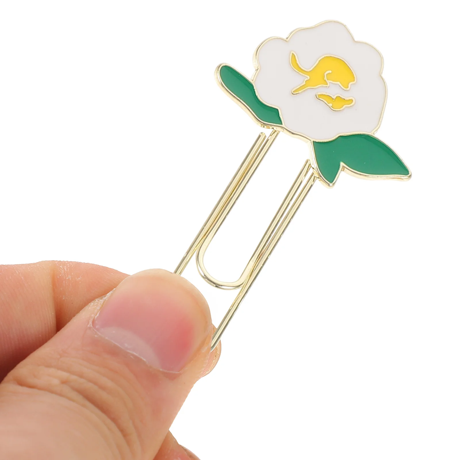 

6Pcs Zinc Alloy Paper Clips Creative Small Metal Clips for Document Fixing Bookmarks Office Paperclip Paperclips Small